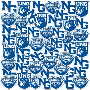 University Of North Georgia Spirit Logo 50Ct Sticker Packs Miscellaneous 50 Ct. Sticker Pack - 1 of 4
