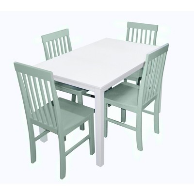 5pc Modern Two-Toned Kitchen Dining Set - Saracina Home