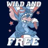 Boy's Lilo & Stitch Fourth of July Wild and Free T-Shirt - 2 of 4