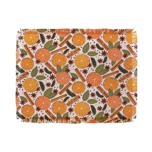Avenie Christmas Cinnamon Spice 56"x46" Woven Throw Blanket - Deny Designs - 1 of 4