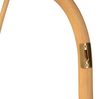 Natural Rattan Queen Size Wall-Mount Headboard