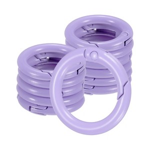 Unique Bargains Metal Spring O Rings Zinc Alloy Durable Multipurpose Lightweight Buckle 5/8 Inch - 1 of 4