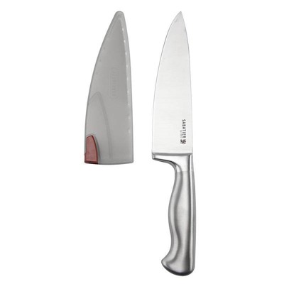 Sabatier Stainless Steel Edgekeeper 8" Chef Knife with Sleeve