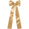 1pcs Christmas Tree Topper Bow 23.62 x 62.99 Classic Gold Ribbon Bow for Xmas Tree Decor Fireplace,Staircase,Holiday Party & Wedding Decorations - 2 of 4