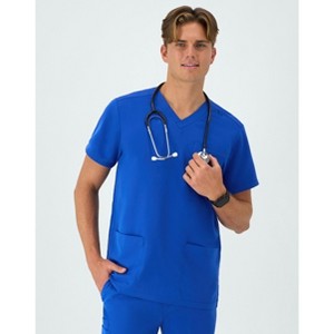 Hanes Comfort Fit Scrubs Men's V-Neck Scrub Top - 1 of 4