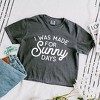 Simply Sage Market Women's I Was Made For Sunny Days Cursive Short Sleeve Relaxed Fit Cropped Graphic Tee - 2 of 2