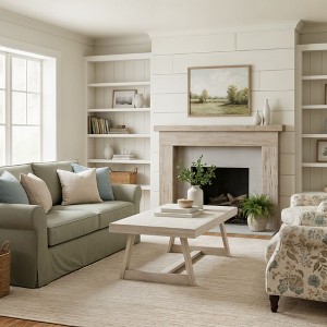 Classic Rectangular Coffee Table (48in x 24in / 1220mm x 610mm) - 1 of 4