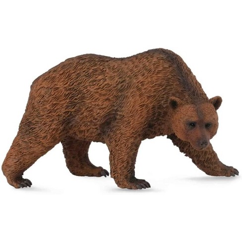 Schleich GRIZZLY BEAR solid plastic toy wild zoo woodland animal brown NEW * 