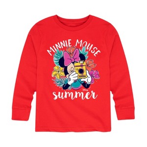 Boys' - Disney - Minnie Mouse Summer Long Sleeve Graphic T-Shirt - 1 of 4