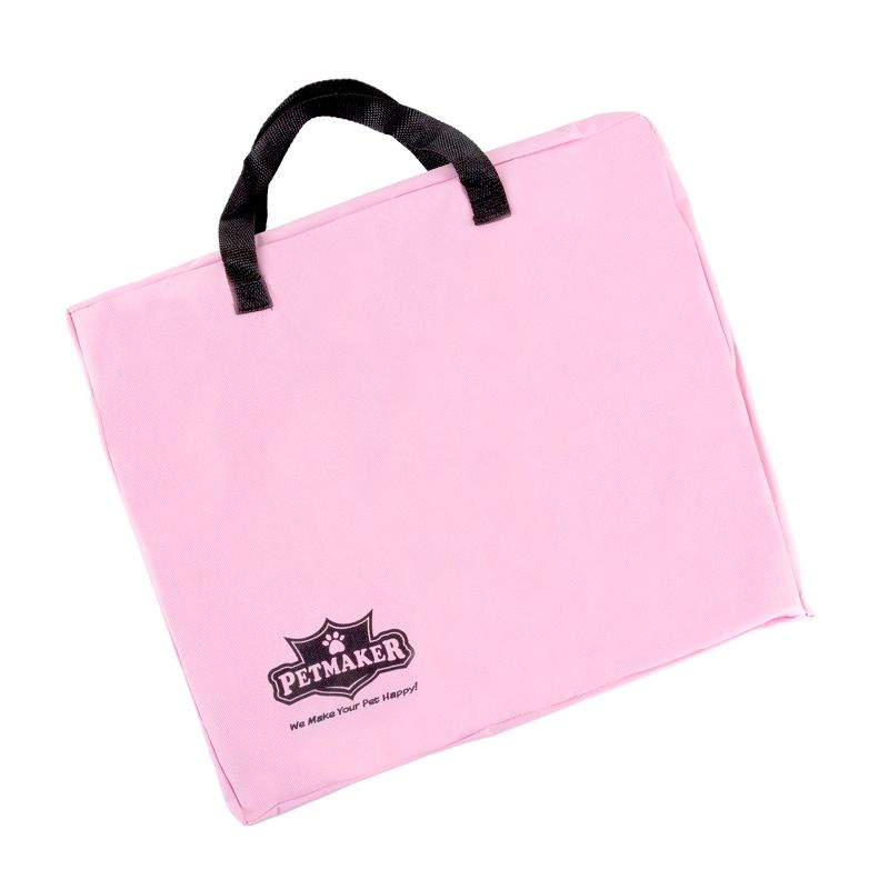 Pet Adobe Portable Pop-Up Pet Playpen with Carrying Bag, 33" Diameter, Pink, 3 of 7