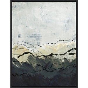 Amanti Art Winter Mountains I by Jennifer Paxton Parker Canvas Wall Art Print Framed 18 x 24-in. - 1 of 4