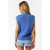 Women's Chunky Sweater Vest - Blue Blush - 2 of 4