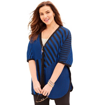Catherines V-Neck Pullover Duster
