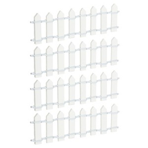 Unique Bargains Decorative Miniature Garden DIY Mini Ornament Picket Fence - 1 of 4