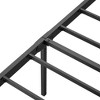 VECELO Platform Bed Frame With Rustic Vintage Wood Headboard and Footboard, Sturdy Metal Slats, No Box Spring Required - 4 of 4