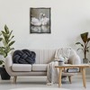 Stupell Industries Kissing Swans on Pond Floating Frame Canvas Art - 3 of 4