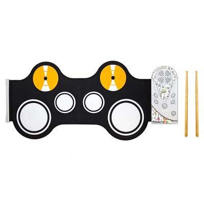 PICASSO-TILES PT50 Kid's Flexible Roll-Up Electronic Digital Music Drum Kit, STEM Toys for Kids 3+