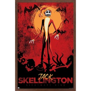 Trends International Disney Tim Burton's The Nightmare Before Christmas - Red Jack Framed Wall Poster Prints - 1 of 4