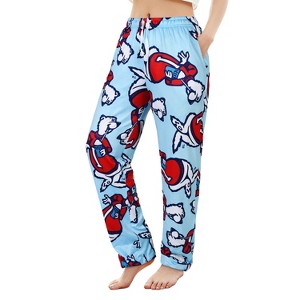 ICEE Women's Bears Smooth Cute Print Pajama Pants - 1 of 4
