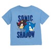 SEGA Sonic the Hedgehog Athletic Pullover T-Shirt & Shorts Outfit Set Toddler to Big Kid - 4 of 4