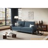 Small Spaces 84" Boucle Sofa Couch for Living Room, 3 Seater Sofa with Deep Seats, Wide Armrests, Wood Legs, Modern Loveseat Couch - 3 of 4