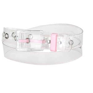 INSPIRE CHIC Womens Grommet Clear Waist Belt Plus Size Waist Belts for Jeans Dresses 1 Pc - 1 of 4