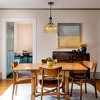 Rattan Shade Pendant Light,3-Lights Boho Chandelier,Ceiling Light Fixture -The Pop Home - 3 of 4