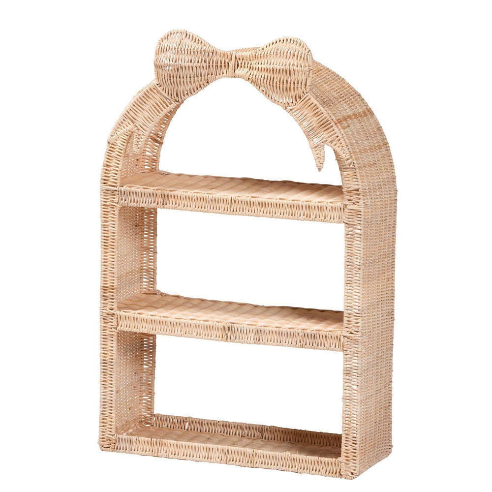 Photos - Wardrobe Pari bali &  Creusa Natural Rattan Wall Shelf Natural Brown 