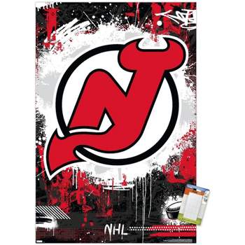 Trends International NHL New Jersey Devils - Maximalist Logo 23 Unframed Wall Poster Prints