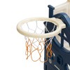 Infurnic Baby Activity Gyms 6-in-1 Kids Playground, Toddler Slide with Aisle, Tunnel, Climber, Basketball Hoop, Multicolored, 38"*14"*21" - 3 of 4