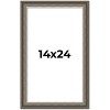 PosterPalooza | Weathered Black Picture Frame - UV Acrylic, Foam Board Backing, Hanging Hardware - 2 of 4
