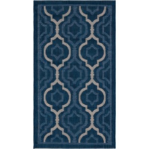 Courtyard Brookstone CY7938 UV & Stain Resistant Non-Shedding Power Loomed Indoor/Outdoor Rugs - Safavieh - 1 of 4