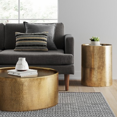 target brass coffee table