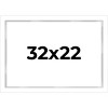 PosterPalooza | Modern Shadow Box 1" Depth White Picture Frame - UV Acrylic, Backing Board, Hanging Hardware - 2 of 4