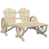 vidaXL 2 Piece Patio Lounge Set Solid Wood Fir - 2 of 4