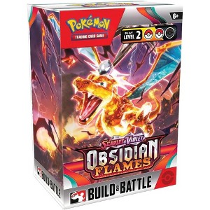 POKEMON Pokemon Scarlet & Violet SV03 Obsidian Flames Build & Battle Box - 4 Packs - 1 of 3
