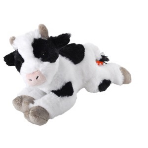 Wild Republic Ecokins Mini Cow Stuffed Animal, 8 Inches - 1 of 1