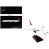 Boeing 757-200 Commercial Aircraft "Delta Air Lines" White with Red and Blue Tail 1/200 Die Cast Model Airplane by GeminiJets - 4 of 4