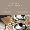 Maven Lane Leon Traditional Wooden Dining Table in Antiqued Finish - 4 of 4