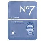 No7 Lift & Luminate Triple Action Serum Boost Face Mask Sheet - .73oz