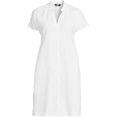 White linen hot sale dress target