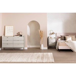 South Shore Hype 6 Drawer Double Dresser Winter Oak: Laminated Particle Board, Adult Assembly Required - 1 of 4