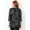 Catherines Women's Plus Size Black Label Keyhole Tunic - image 3 of 4