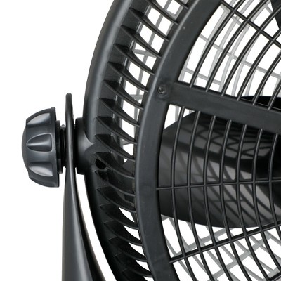 BLACK+DECKER Black+decker 16 Inch High Velocity Floor Fan, Black