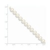 Black Bow Jewelry 6-7mm, White FW Cultured Pearl & 14k Yellow Gold Clasp Necklace - 3 of 4