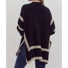 Women's Darcie Two Tone Sweater - entro - 2 of 4