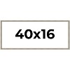 PosterPalooza | Panoramic Classic Modern Silver Frame - UV Acrylic, Foam Board Backing, Hanging Hardware - 2 of 4