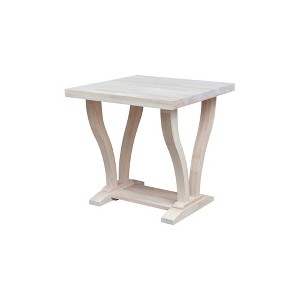 Lacasa Solid Wood End Table - International Concepts - 1 of 4