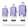 Summit Adventure 3-Piece Abs Luggage Set With Two Hooks - 2 of 4