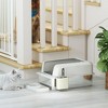 PawHut Stainless Steel Litter Box, Metal Litter Box High Sided, Anti-Urine Leakage, Non-Sticky, with Metal Scoop & Scoop Holder, 24" x 16" x 11" - 2 of 4